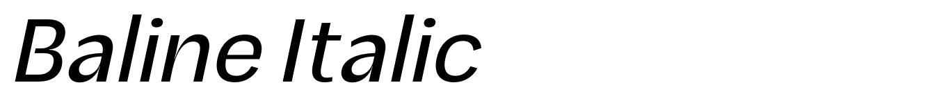 Baline Italic